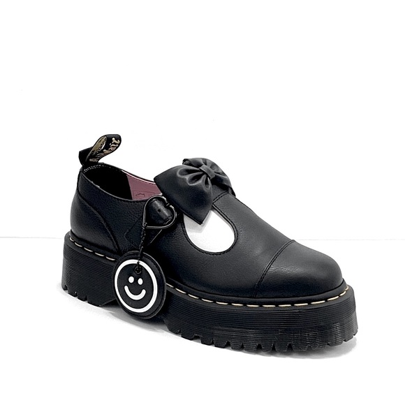 NEW DR MARTENS BETHAN LAZY OAF PLATFORM LEATHER MARY JANES LIMITED EDITION ! - Picture 4 of 10